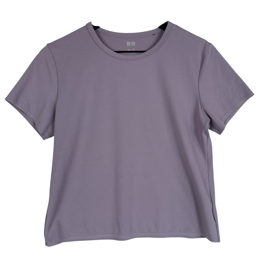 Uniqlo Womens Boxy Tee Shirt Purple - L